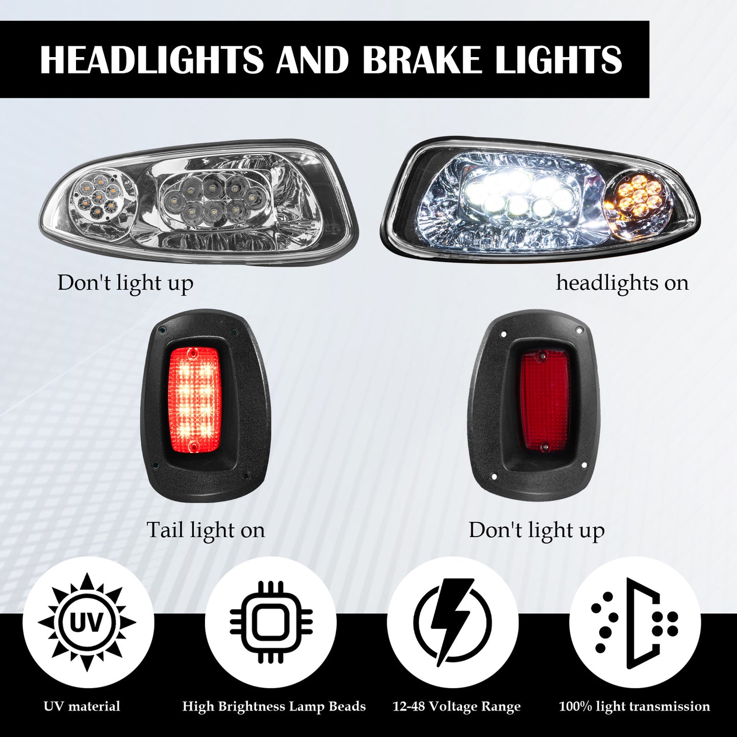 vpahub EZ-GO PRE 2015 RXV LED Deluxe light kit