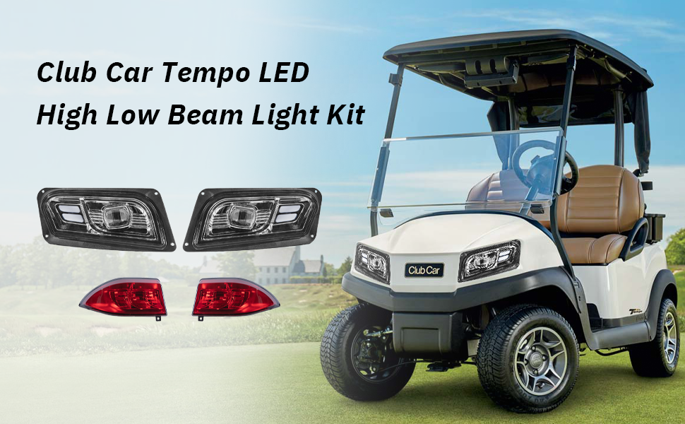 vpahub Club Car Tempo LED Deluxe Light Kit