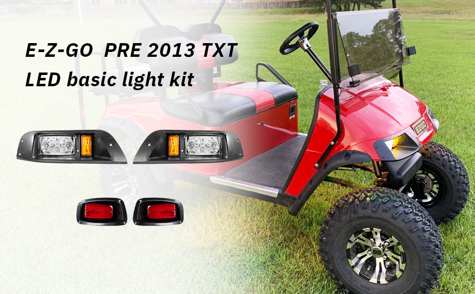vpahub E-Z-GO PRE 2013 TXT LED Basic light kit with upgraded harness