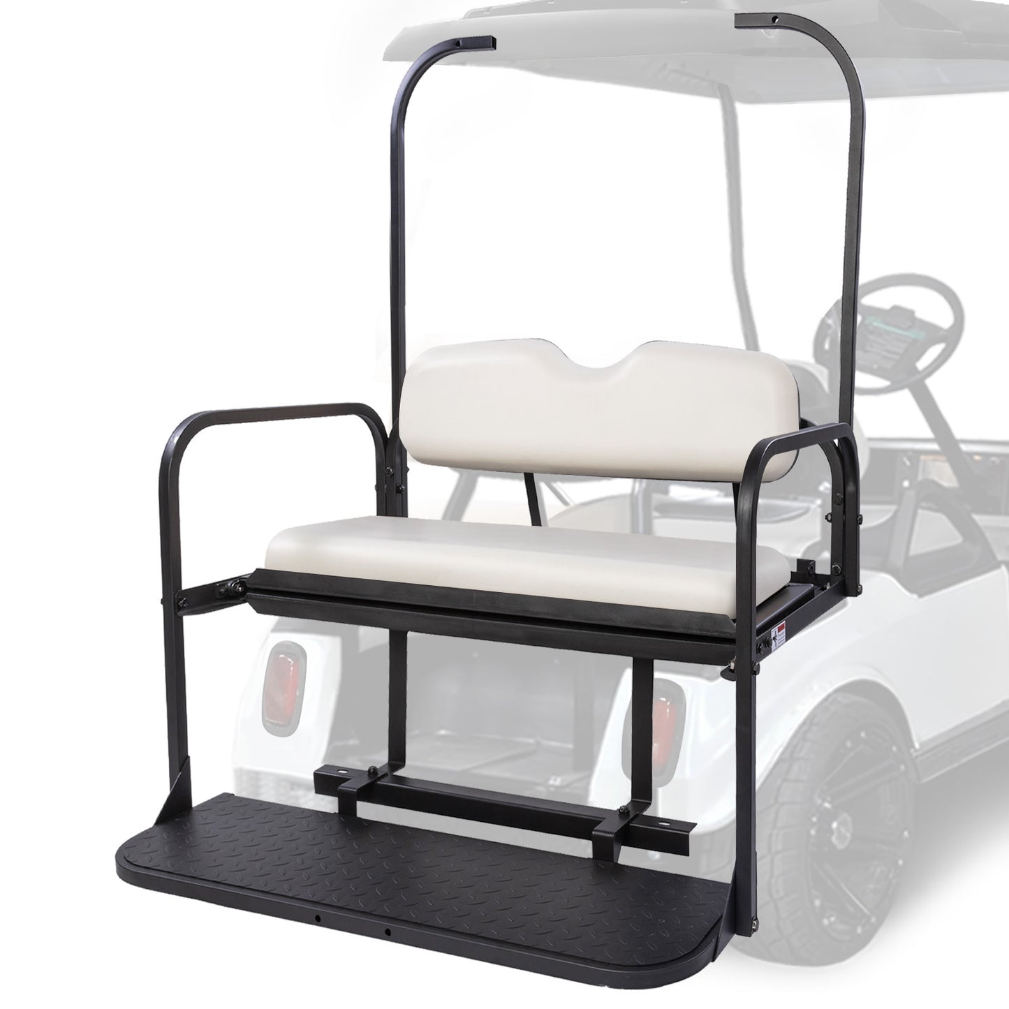 VPAHub Club Car DS OLD & NEW White Seat Kit, Fit for 1982-2007 Models
