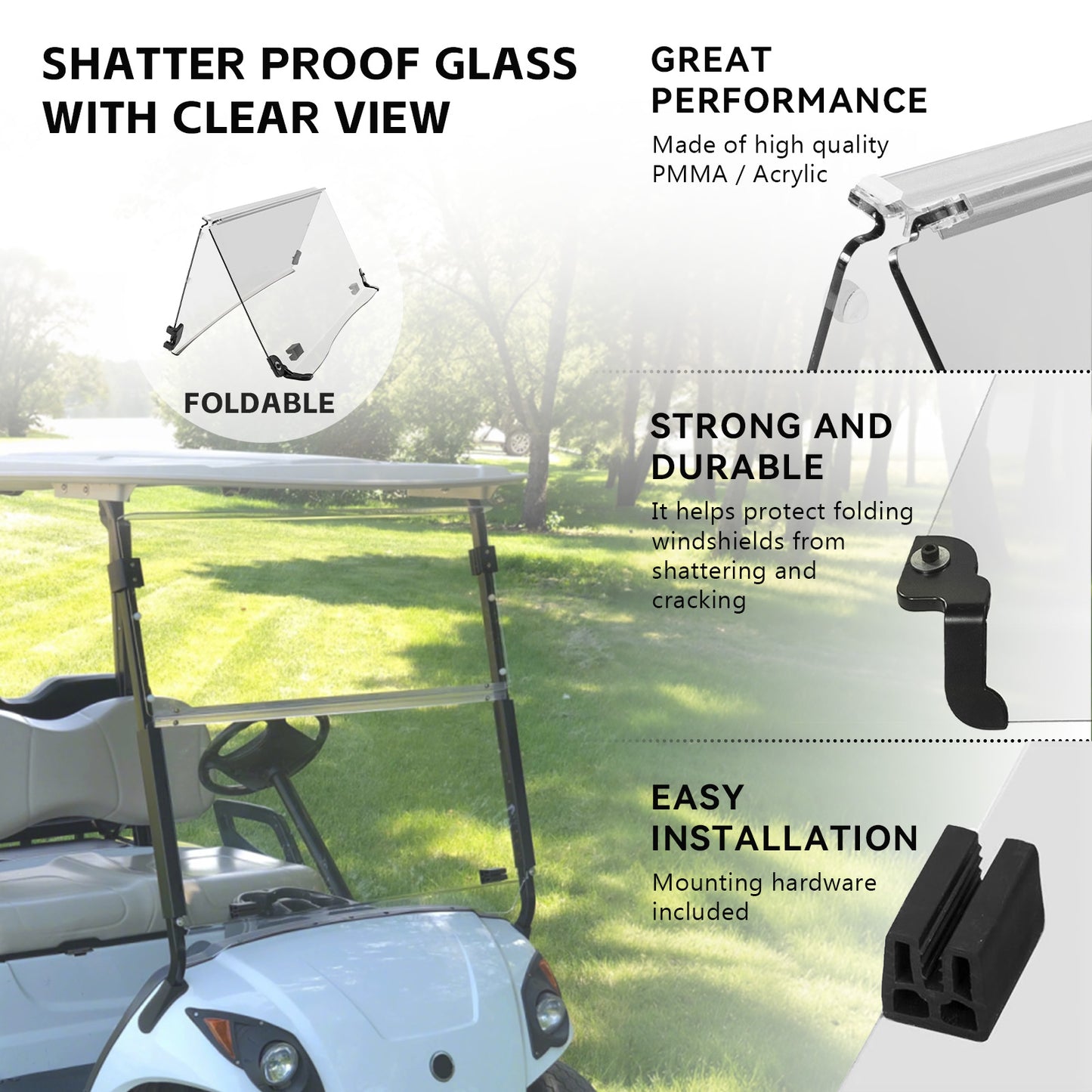 VPAHub YAMAHA G29 Clear Windshield