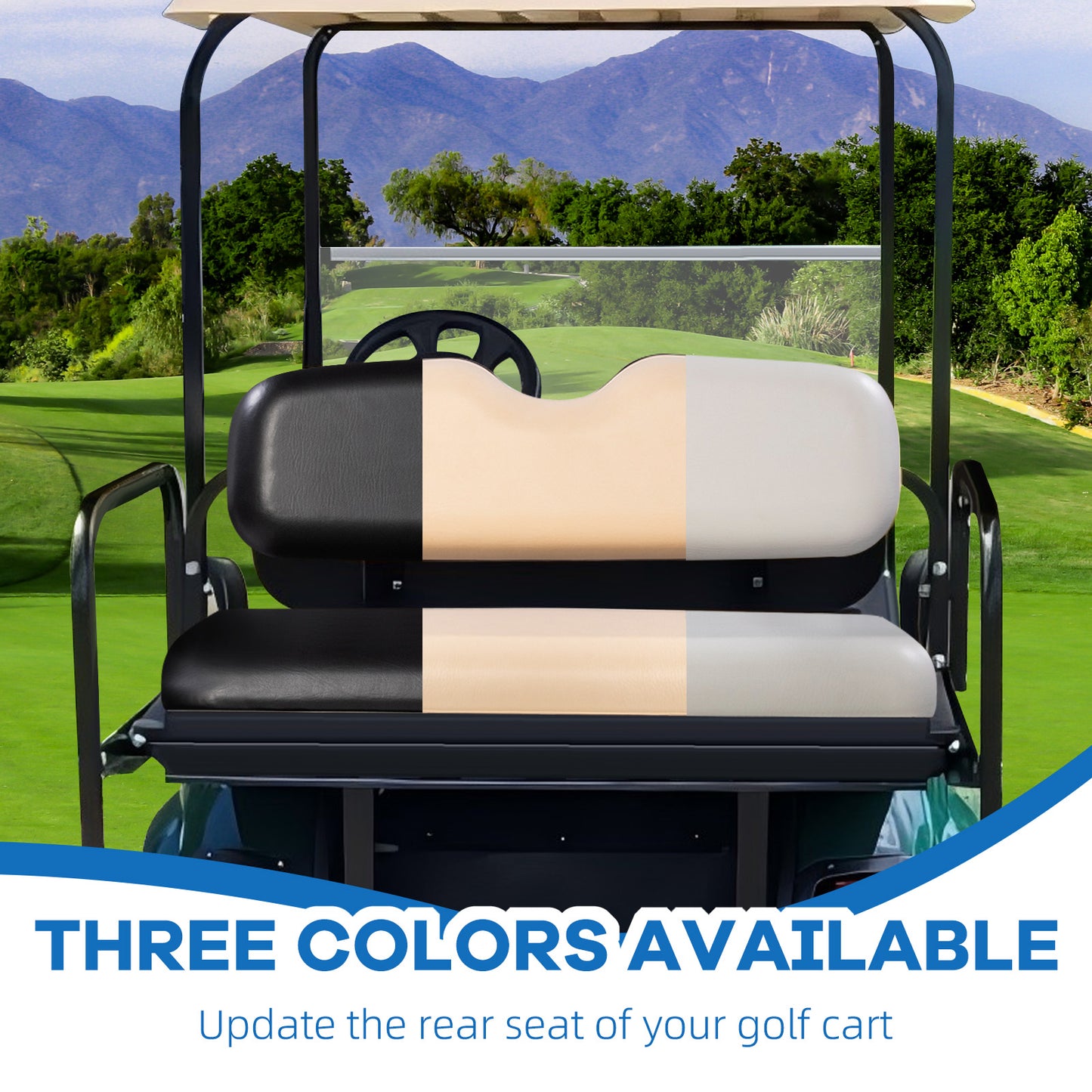VPAHub Club Car DS OLD & NEW Buff Seat Kit, Fit for 1982-2007 Models