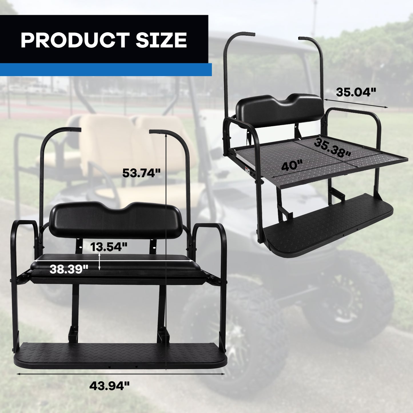 VPAHub EZGO TXT Black Seat Kit