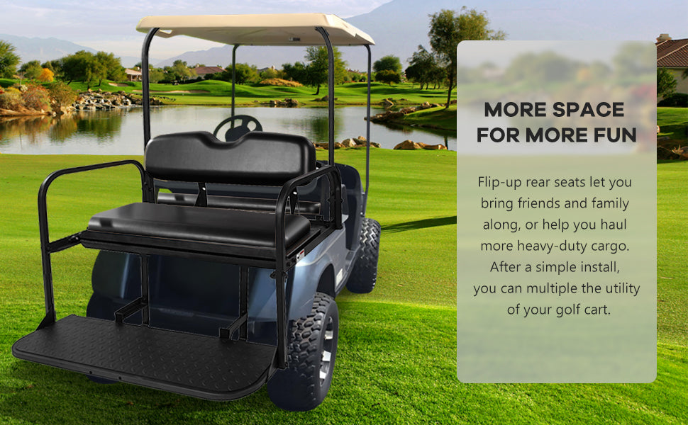 VPAHub EZGO TXT Black Seat Kit