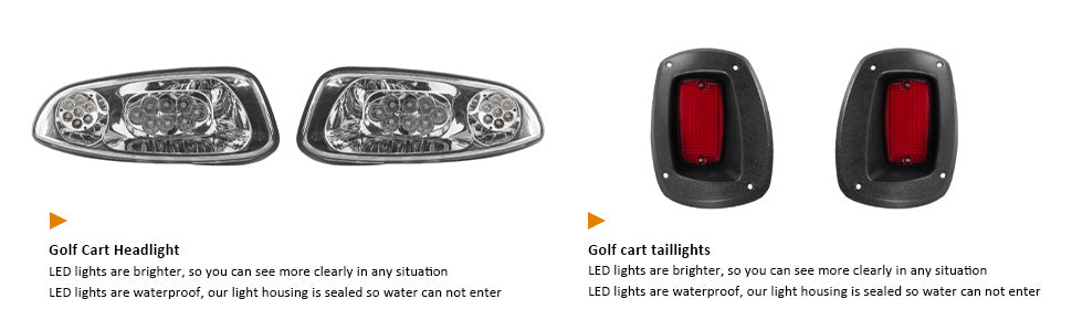 VPAHub EZ-GO PRE 2015 RXV LED High Low Beam Light Kit