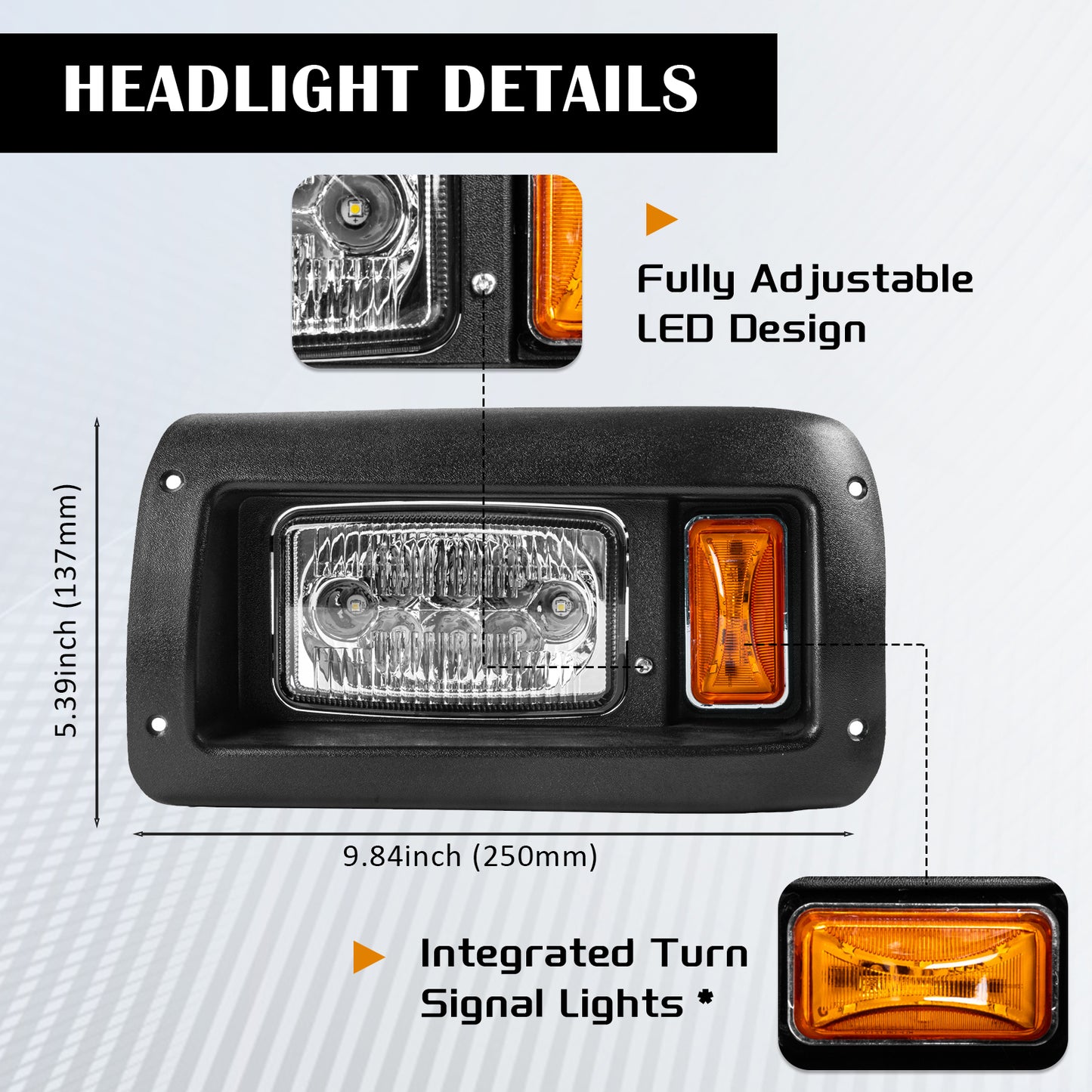 vpahub Club Car DS LED Deluxe light kit
