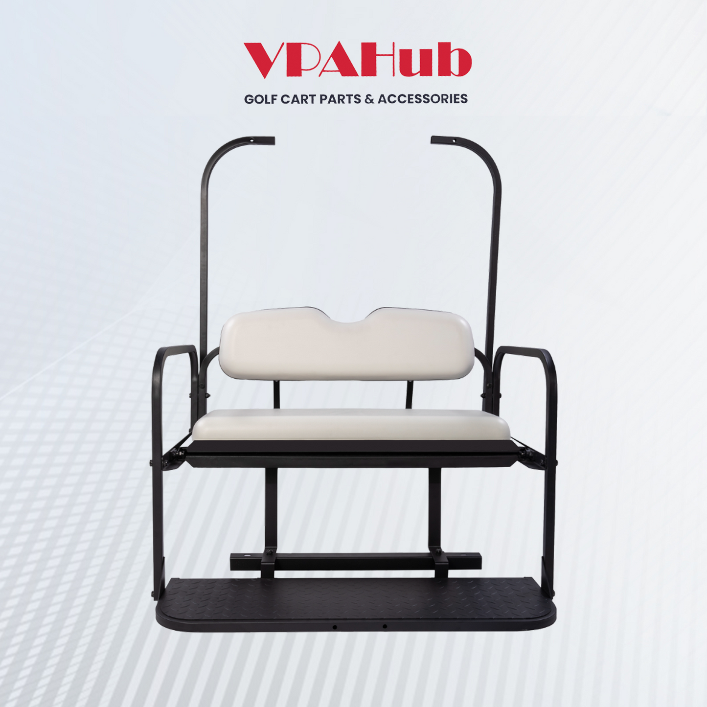 VPAHub Club Car DS OLD & NEW White Seat Kit, Fit for 1982-2007 Models
