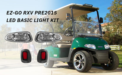 VPAHub EZ-GO PRE 2015 RXV LED High Low Beam Light Kit