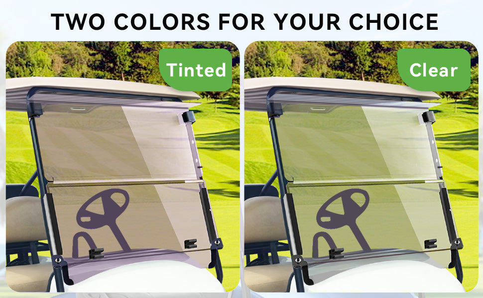 VPAHub EZGO 2014+ TXT Clear Windshield