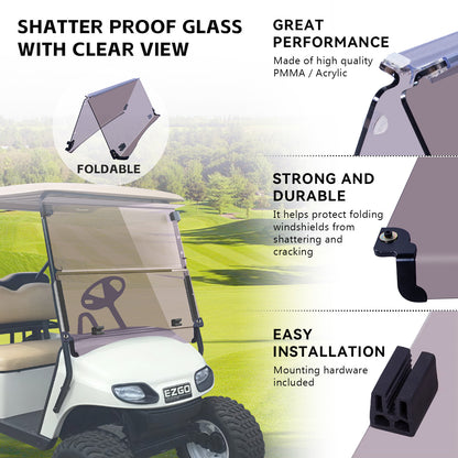 VPAHub EZGO 2014+ TXT Tinted Windshield