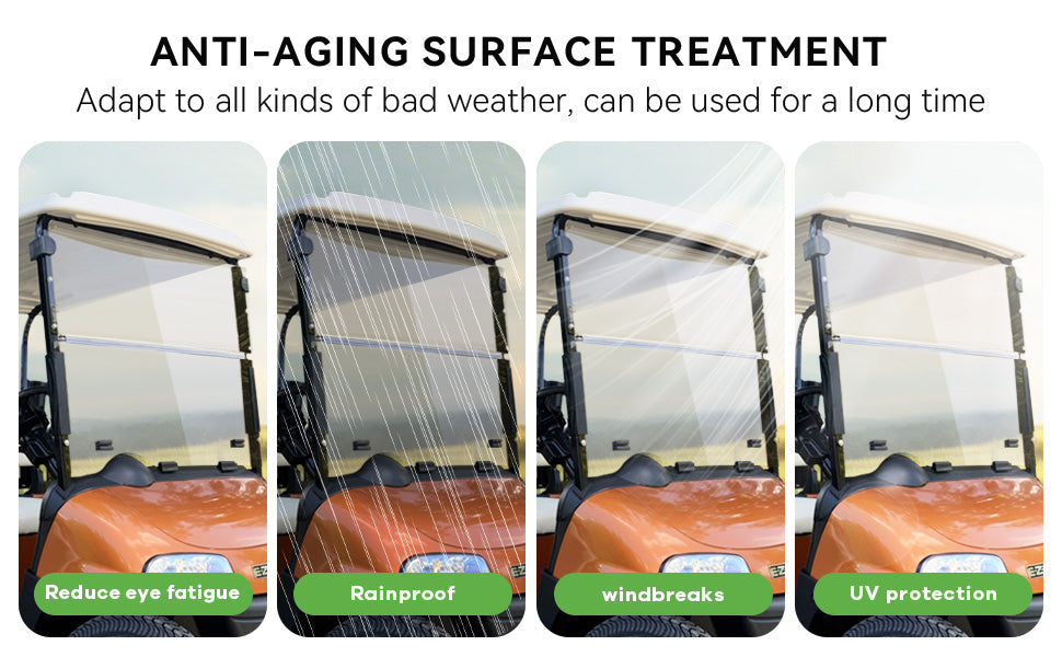 VPAHub EZGO RXV Clear Windshield