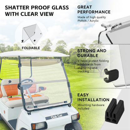 VPAHub Club Car DS NEW Clear Windshield