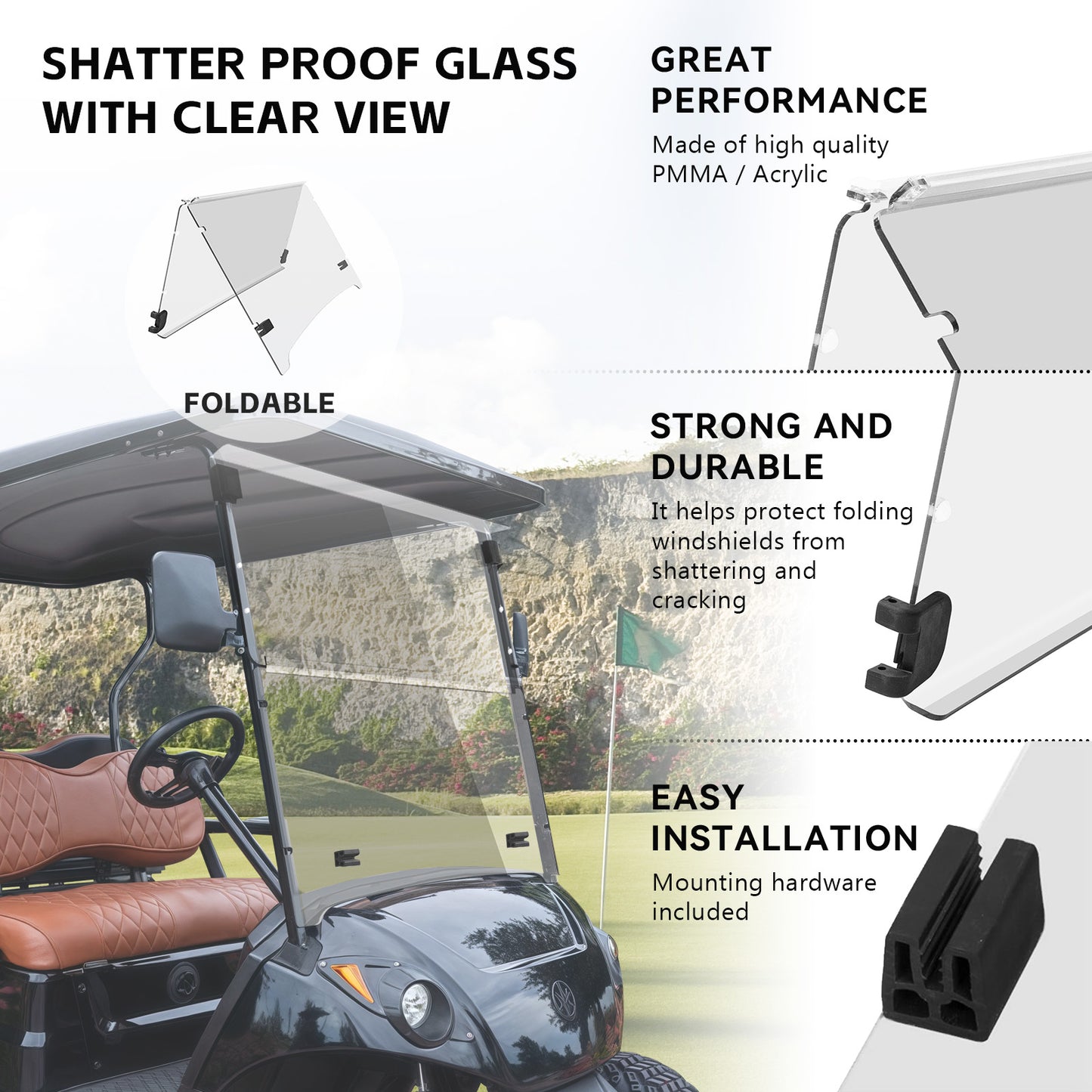 VPAHub YAMAHA Drive 2 Clear Windshield