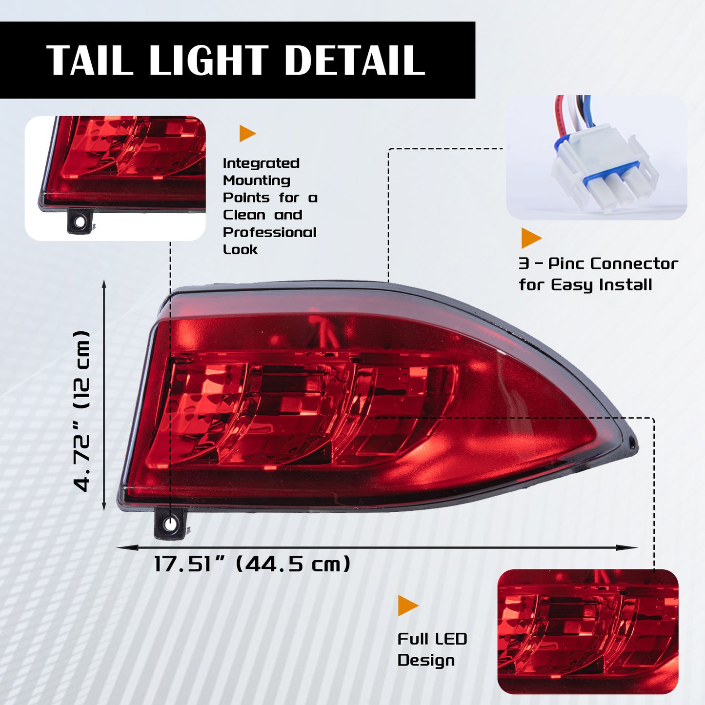 vpahub Club Car Tempo LED Deluxe Light Kit