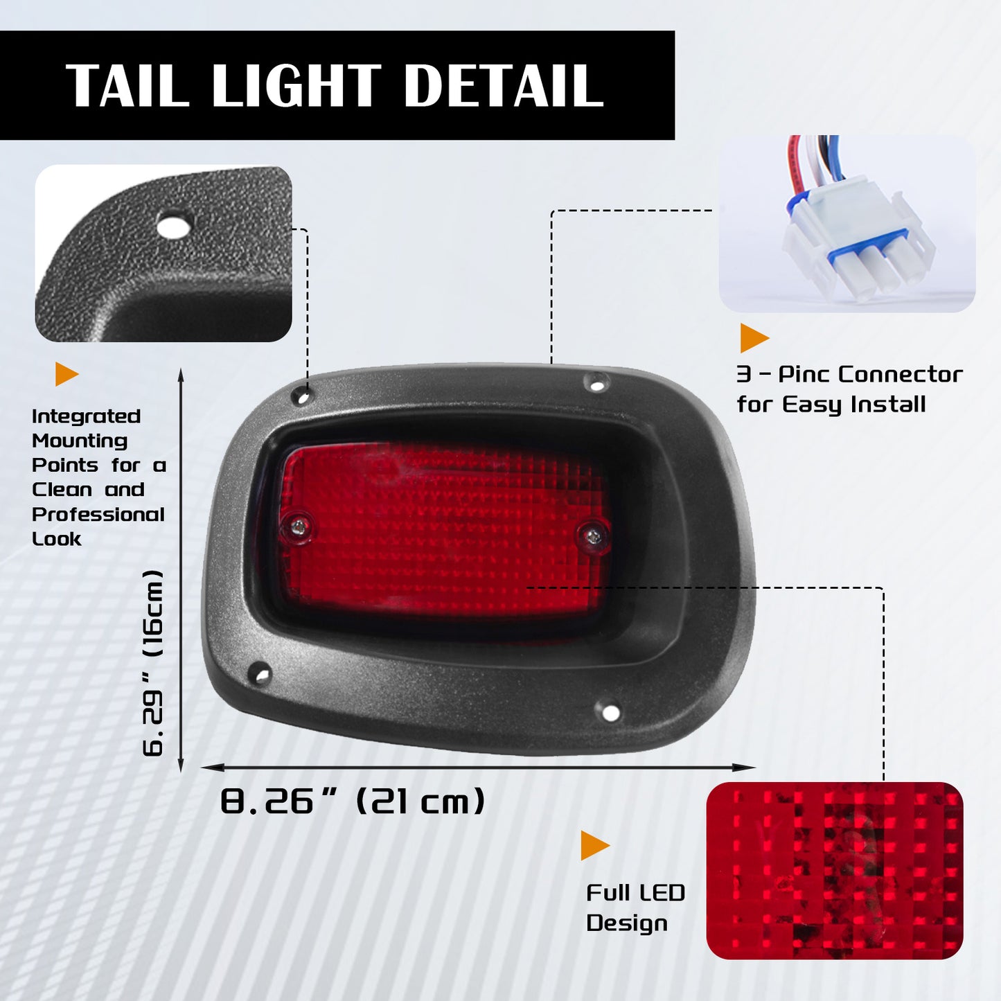 VPAHub EZGO TXT 2014+ Taillights Only