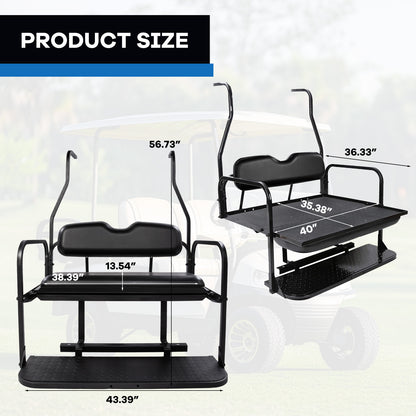 VPAHub Club Car DS NEW Black Seat Kit