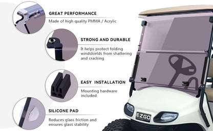 VPAHub EZGO 2014+ TXT Clear Windshield