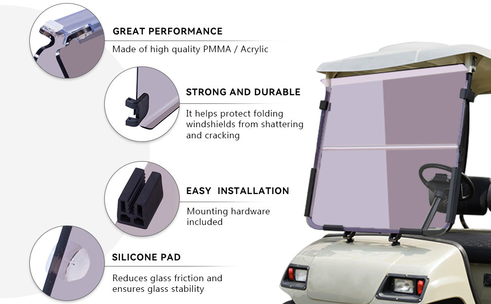 VPAHub YAMAHA G22 Tinted Windshield