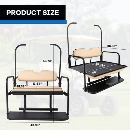 VPAHub Club Car DS OLD & NEW Buff Seat Kit, Fit for 1982-2007 Models