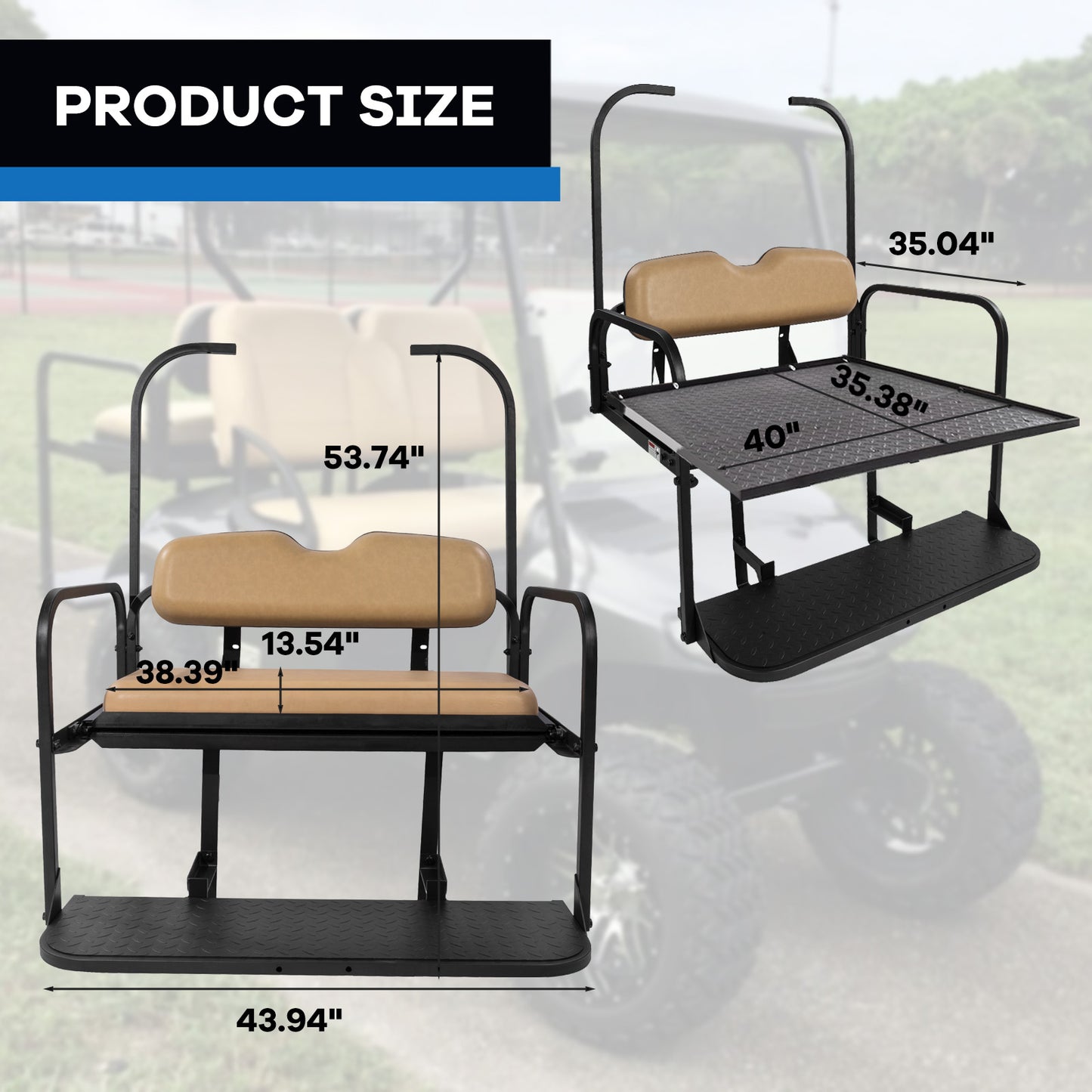 VPAHub EZGO TXT Tan Seat Kit