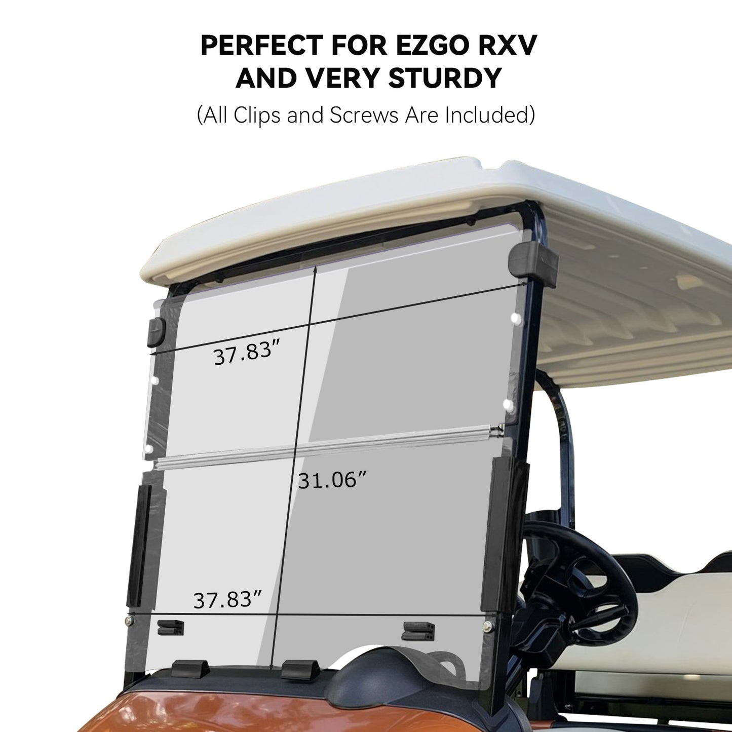 VPAHub EZGO RXV Clear Windshield