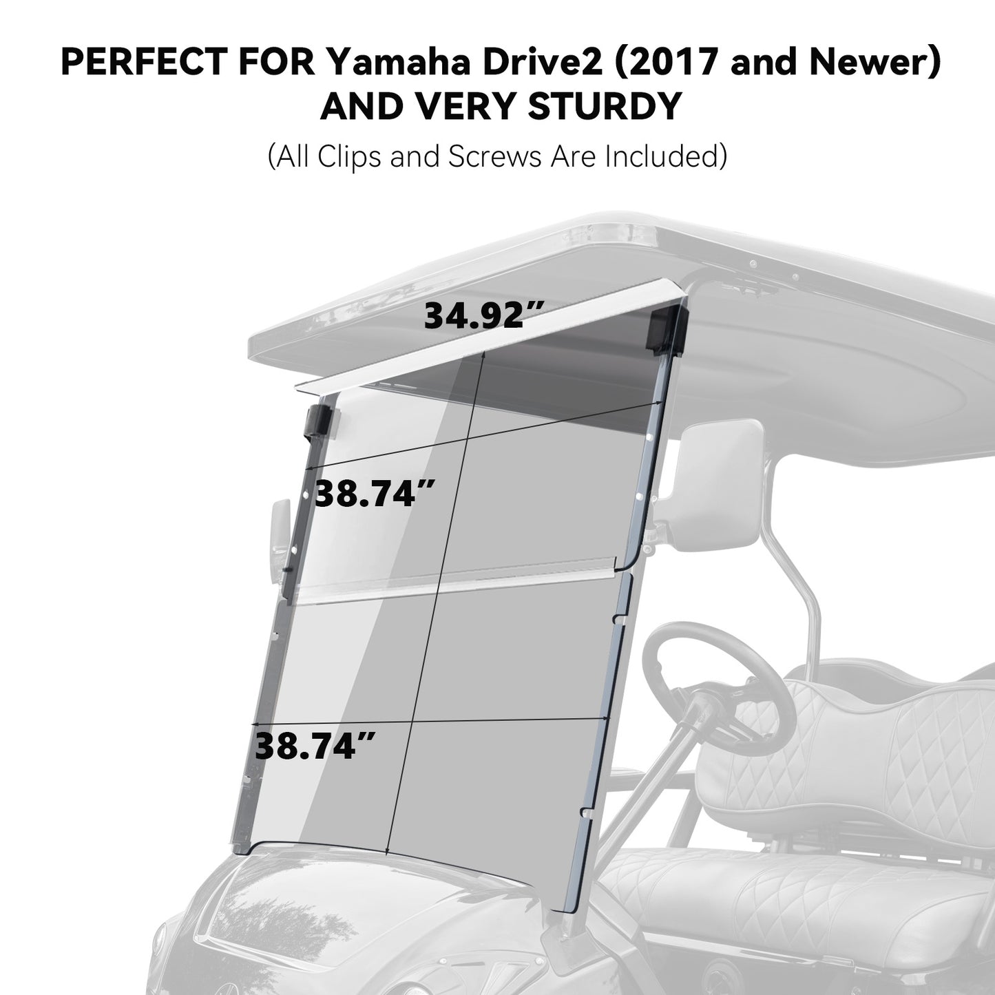 VPAHub YAMAHA Drive 2 Clear Windshield
