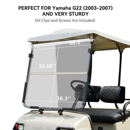 VPAHub YAMAHA G22 Clear Windshield