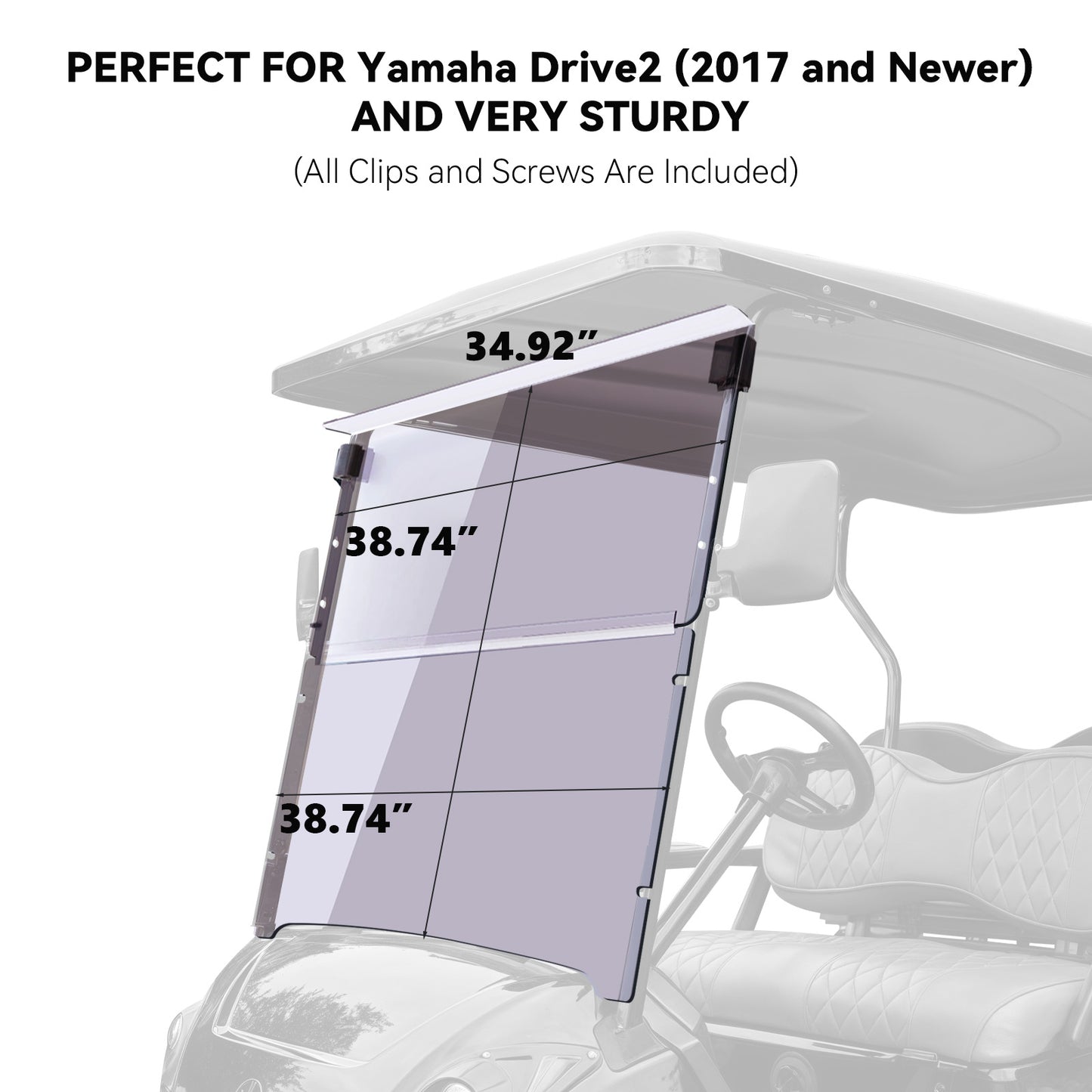 VPAHub YAMAHA Drive 2 Tinted Windshield