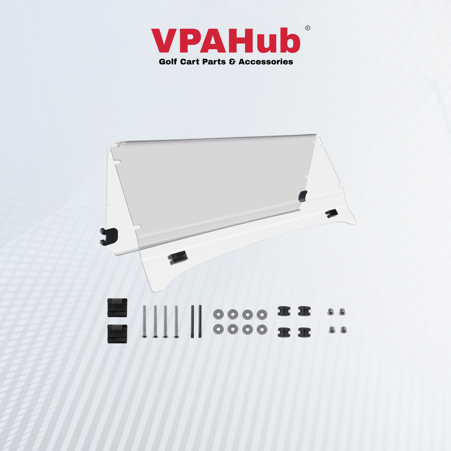 VPAHub EZGO RXV 2024+ Clear Windshield