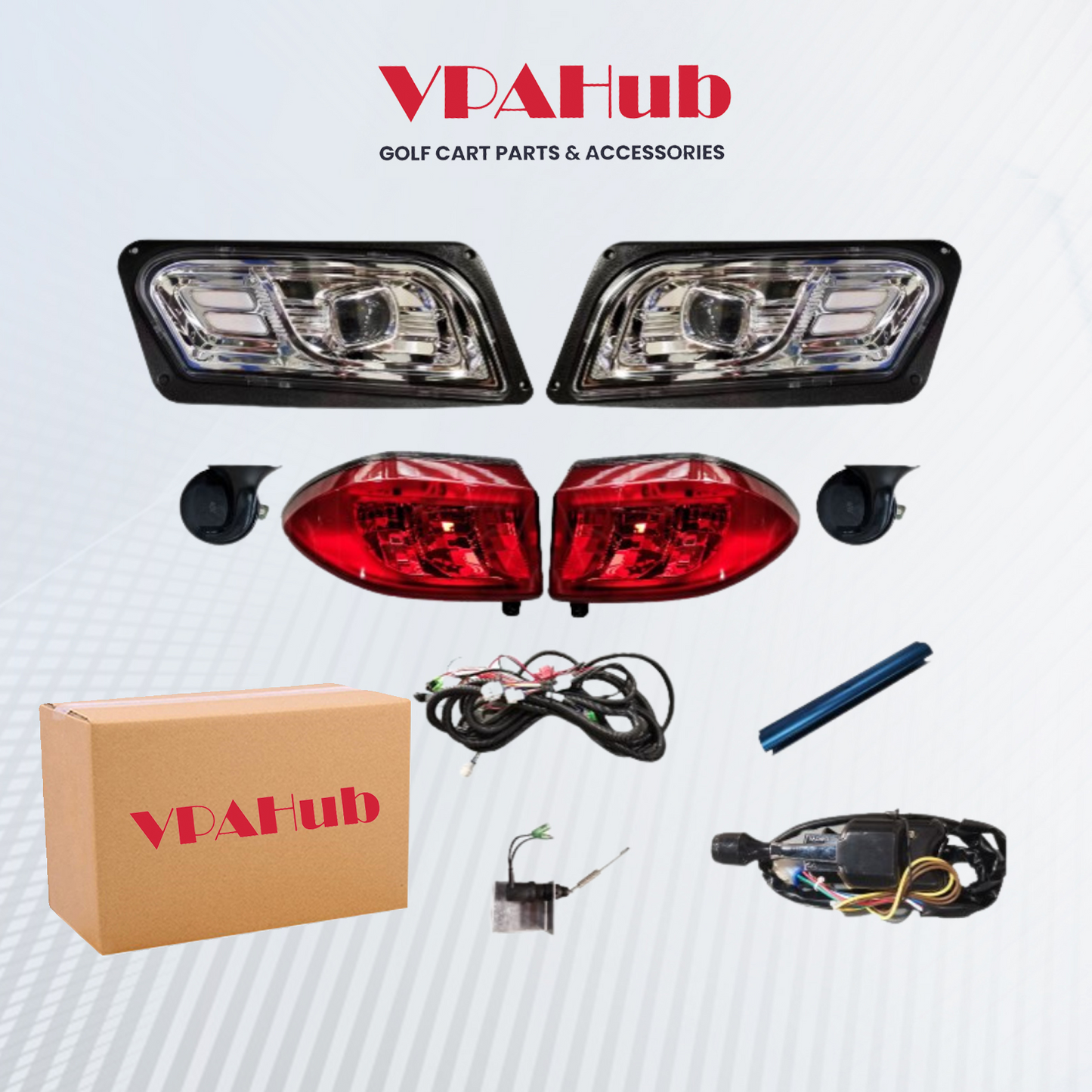 VPAHub Club Car Tempo LED Deluxe Light Kit